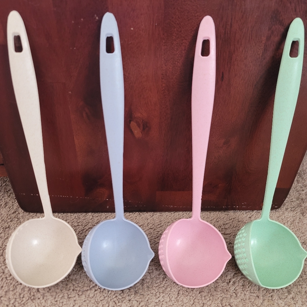 4 PC COLOFUL STRAINER LADEL